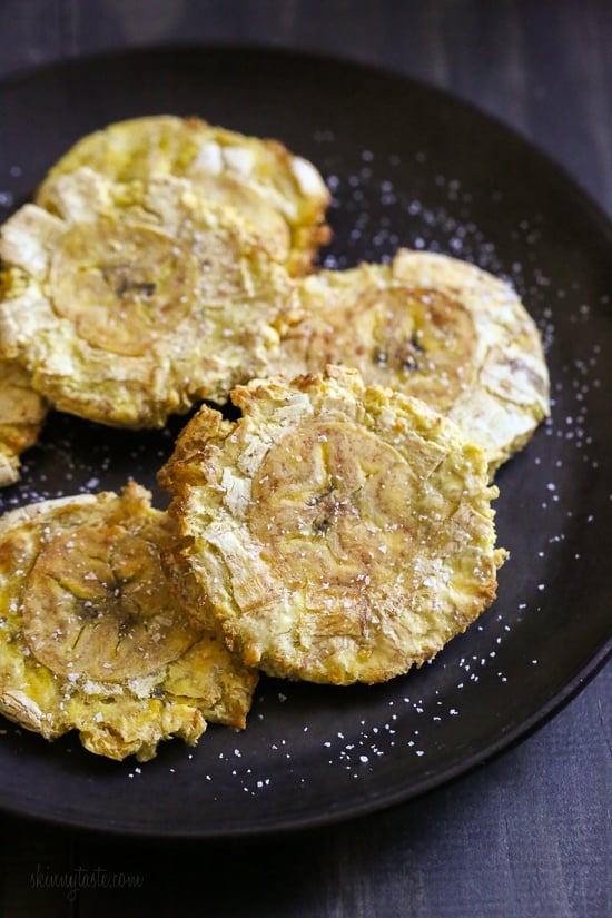 PLANTAIN TOSTONES IN THE AIR FRYER