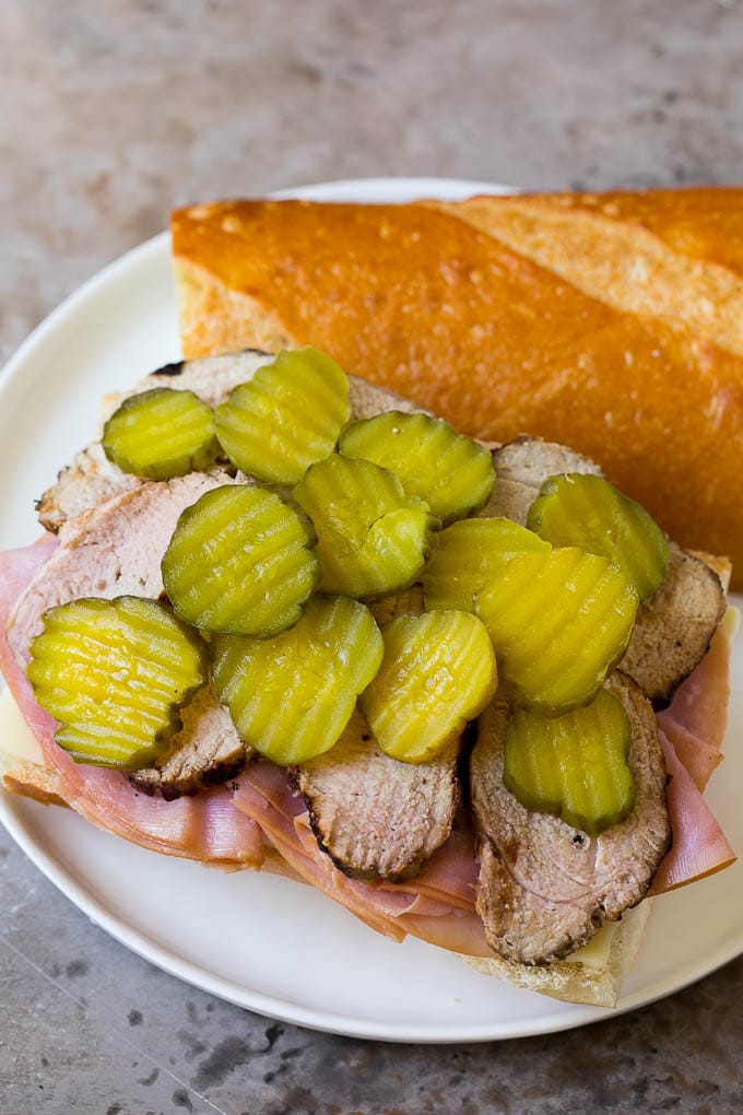 TYPE OF PICKLES FOR A CUBAN SANDWICH