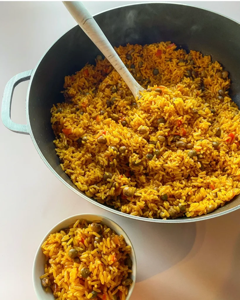 PIGEON PEAS AND YELLOW RICE