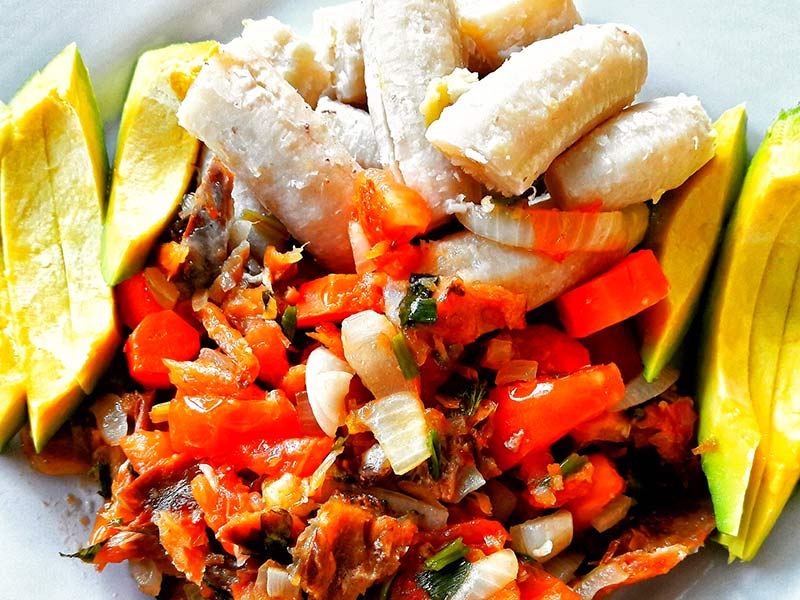 NATIONAL DISHES OF ALL CARIBBEAN COUNTRIES Saint Lucia’s Green Fig and Saltfish