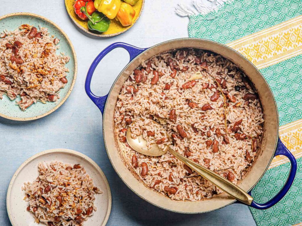 Side Dishes to Serve with Jerk Chicken: Rice and Peas