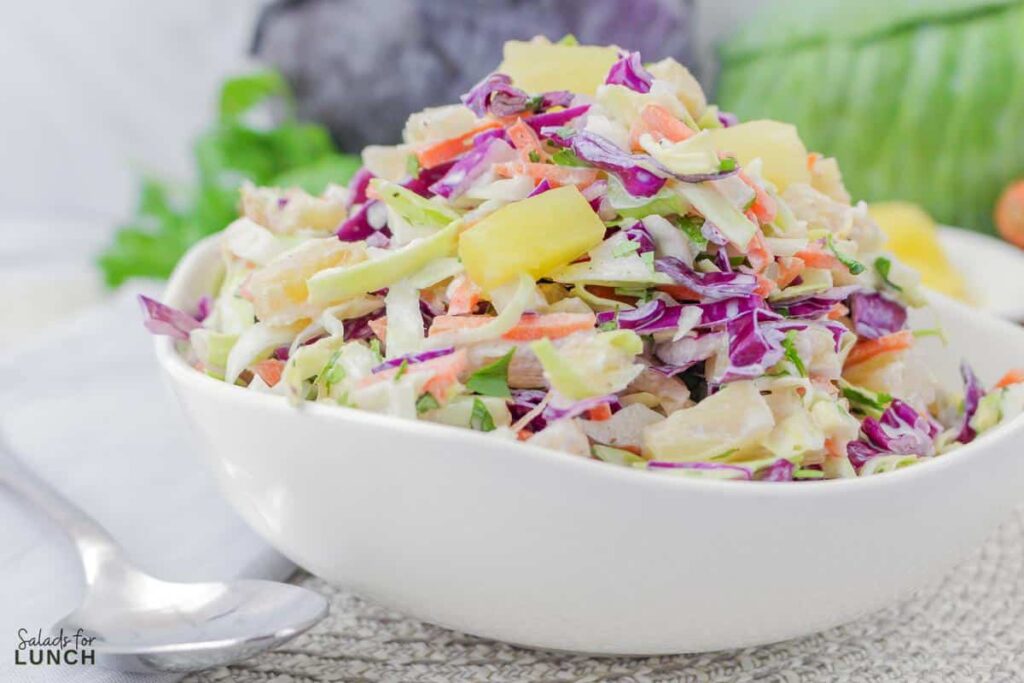 Coleslaw with a Tropical Twist
