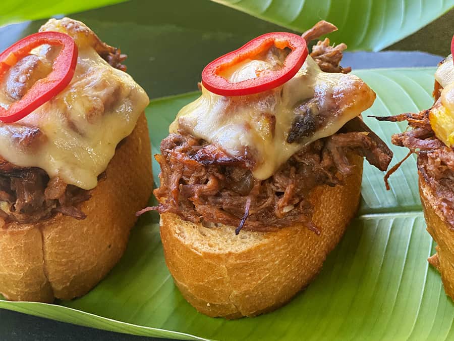 Cuban Street Foods Ropa Vieja Sandwich