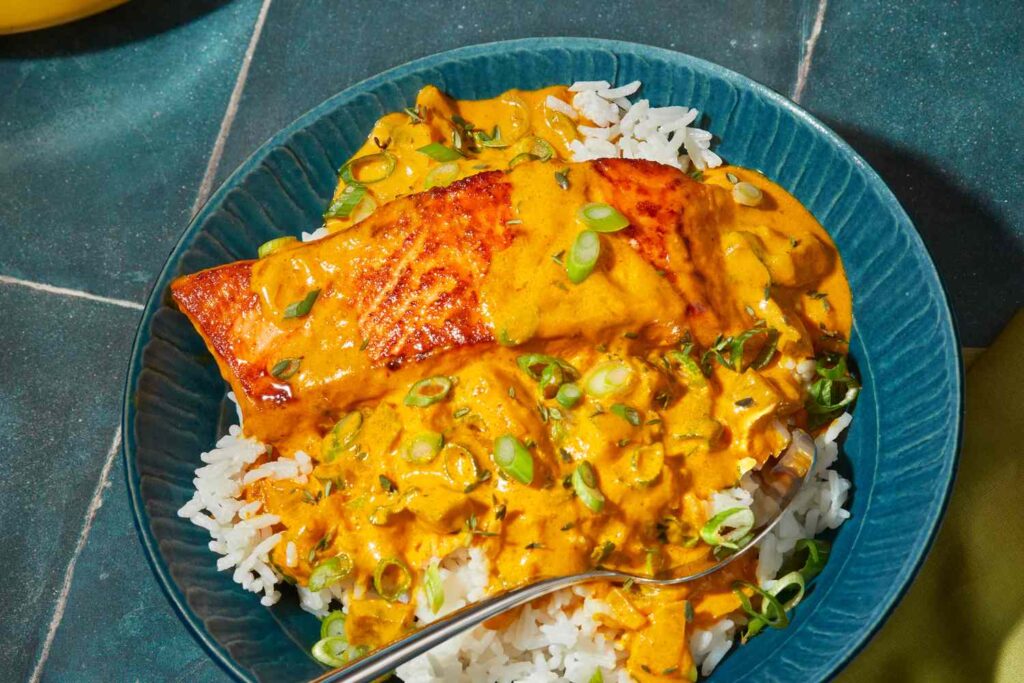 CARIBBEAN SALMON DISHES Coconut Curry Salmon