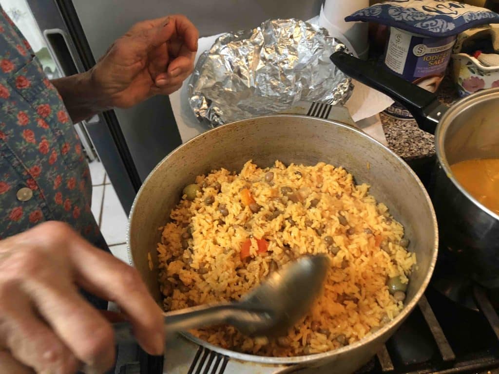 The Traditional Way to cook Arroz con Gandules