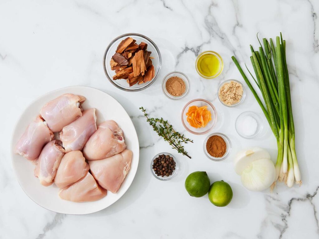 Essential Ingredients o make authentic jerk chicken
