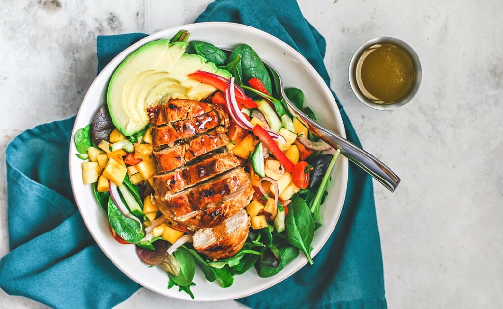 Balancing the flavors in your jerk chicken salad is important. You want a mix of sweet, savory, and spicy to make every bite interesting