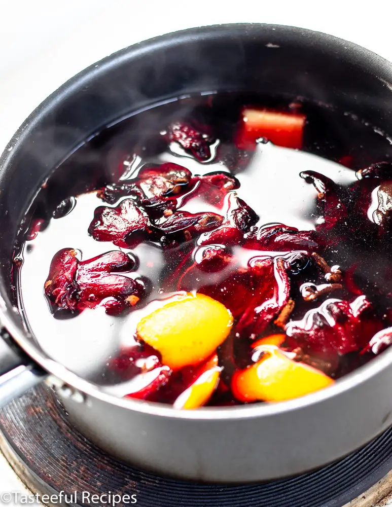  Boiling the Ingredients of Sorrel 