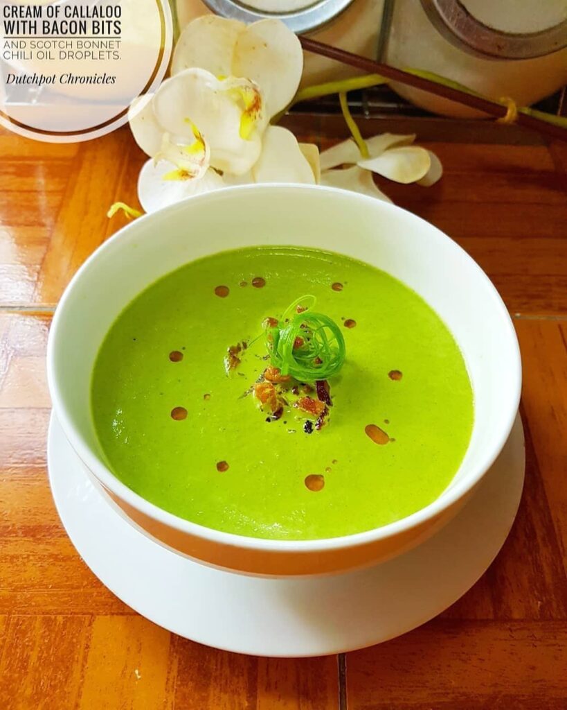  Cream of callaloo soup