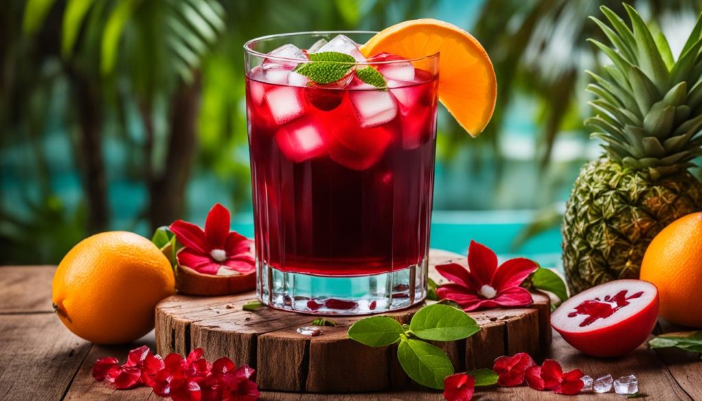 Serving suggestions with sorrel drink