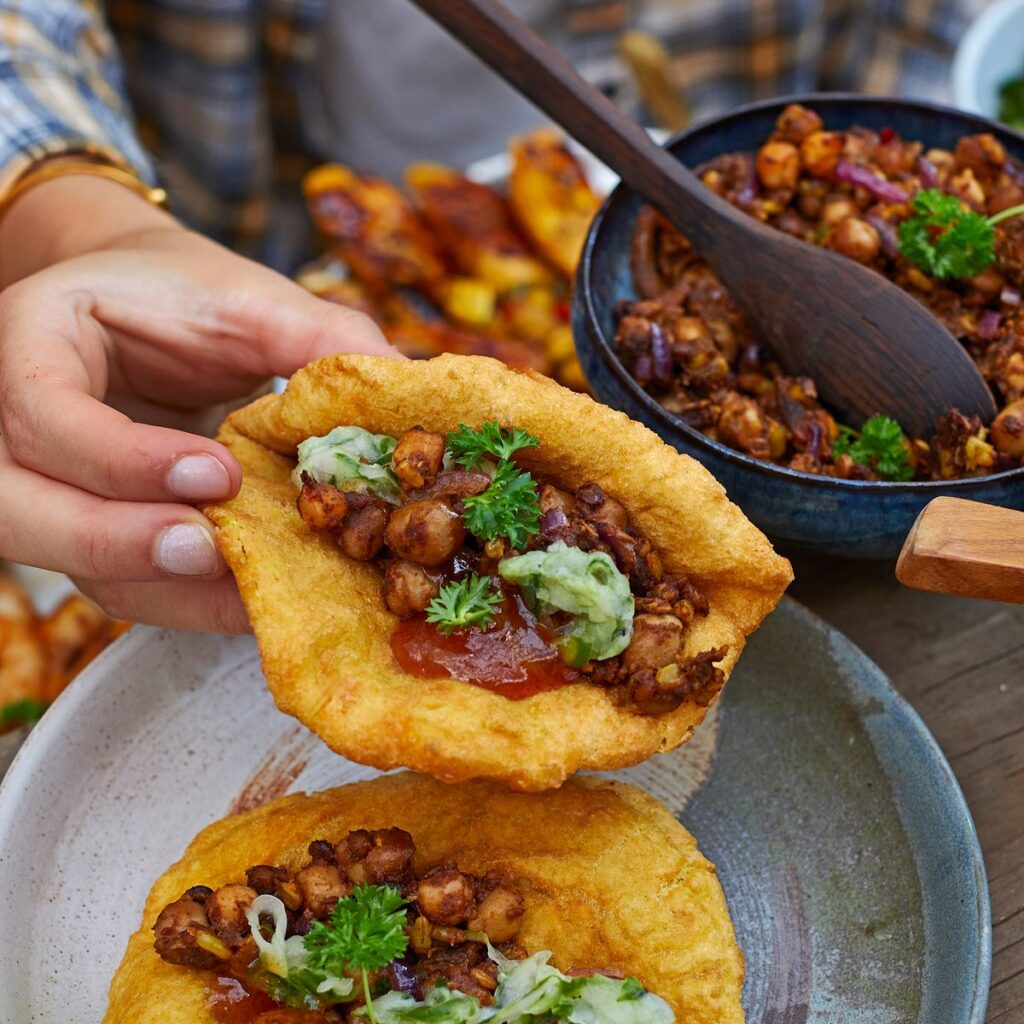 Doubles Trinidad street food