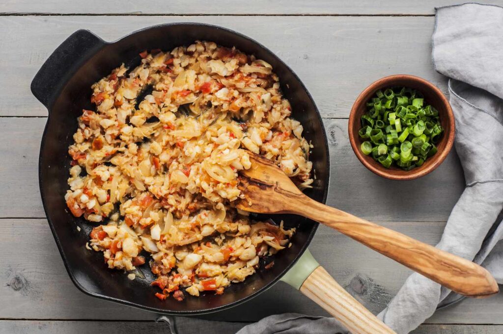 Cooking the Saltfish