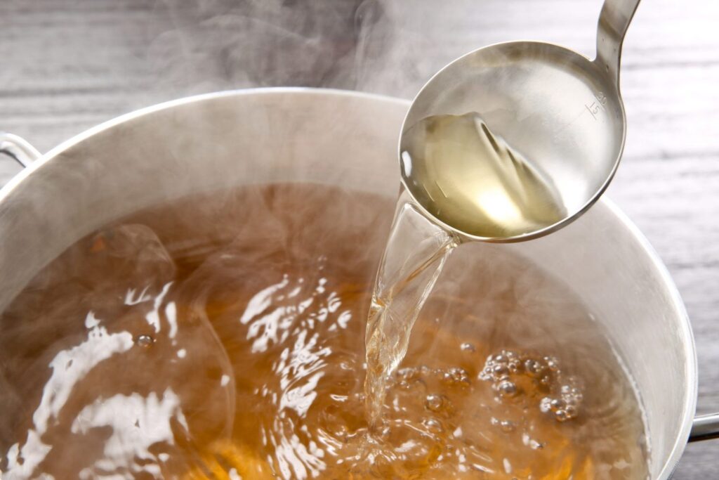 Trying Different Broths for Boiling