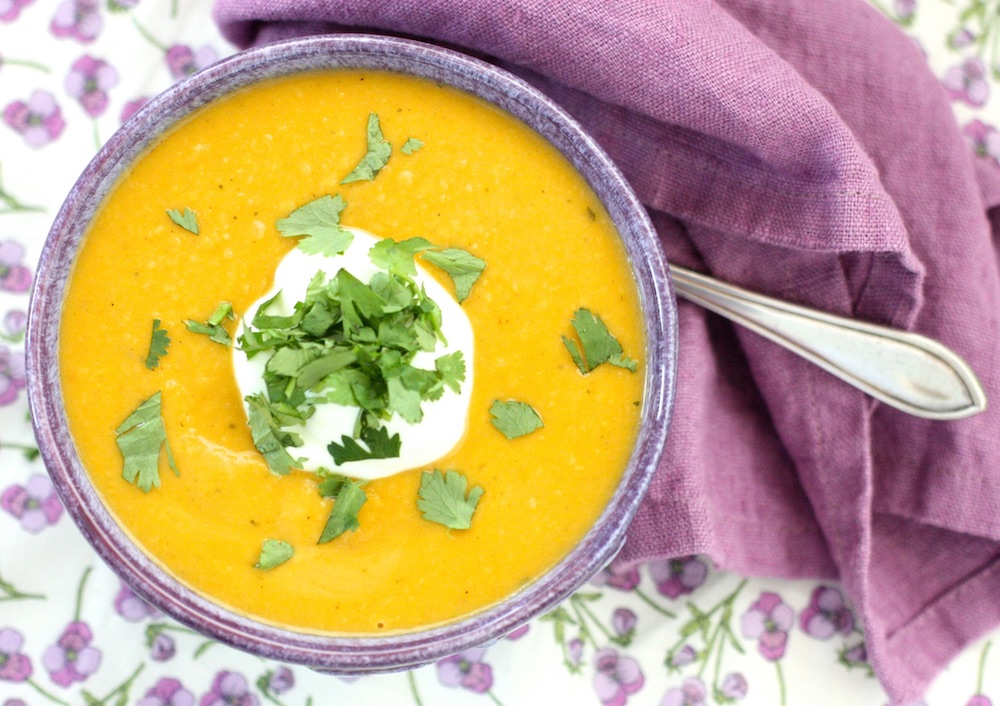 8. Sweet Potato and Coconut Soup