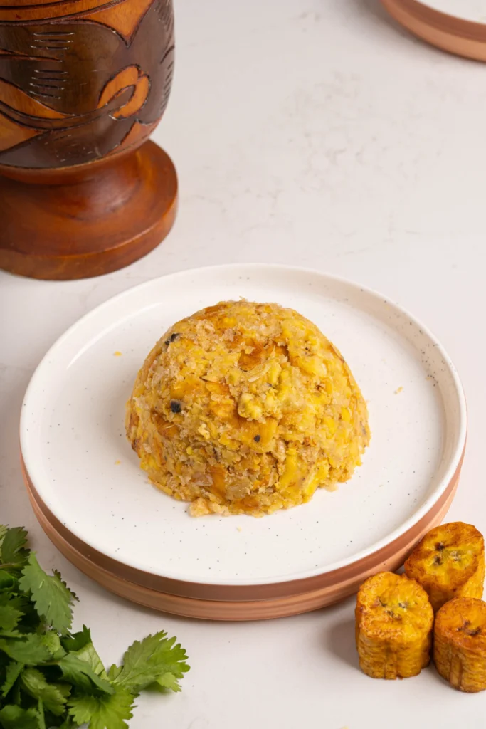 HOW TO MAKE MOFONGO WITH SWEET PLANTAINS