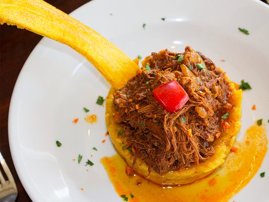 Mofongo with Bacalao