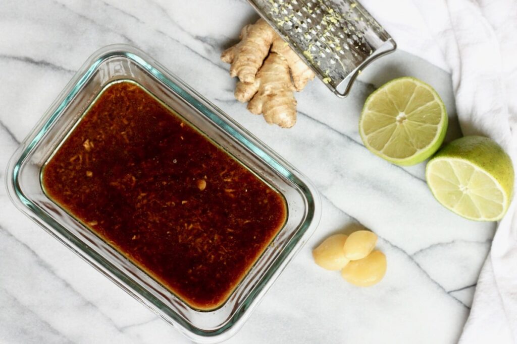 Tropical Lime and Ginger Marinade