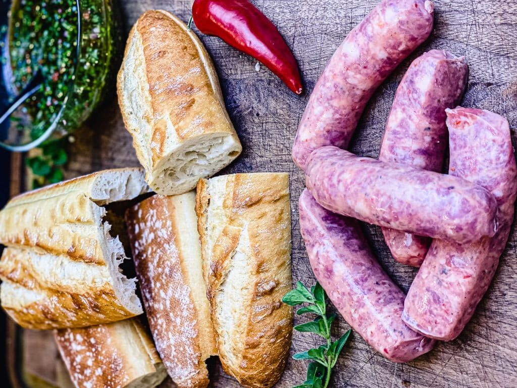 Ingredients for Authentic Choripán