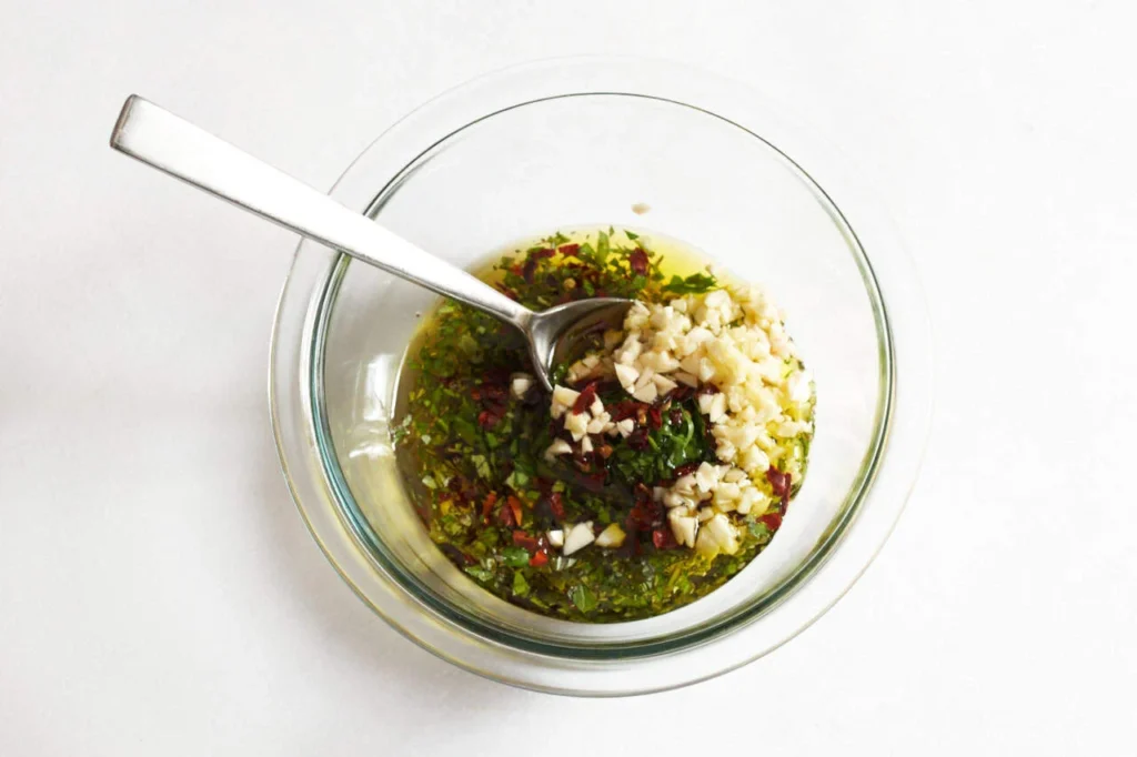 Make the Chimichurri Sauce