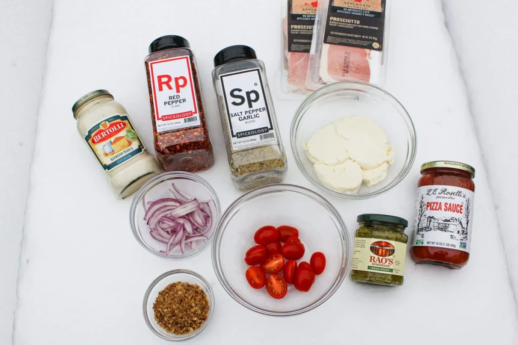 INGREDIENTS FOR MATAMBRE A LA PIZZA