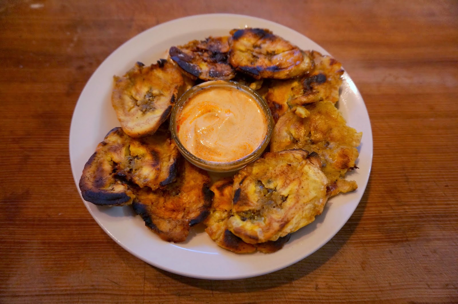 TOSTONES ON THE GRILL