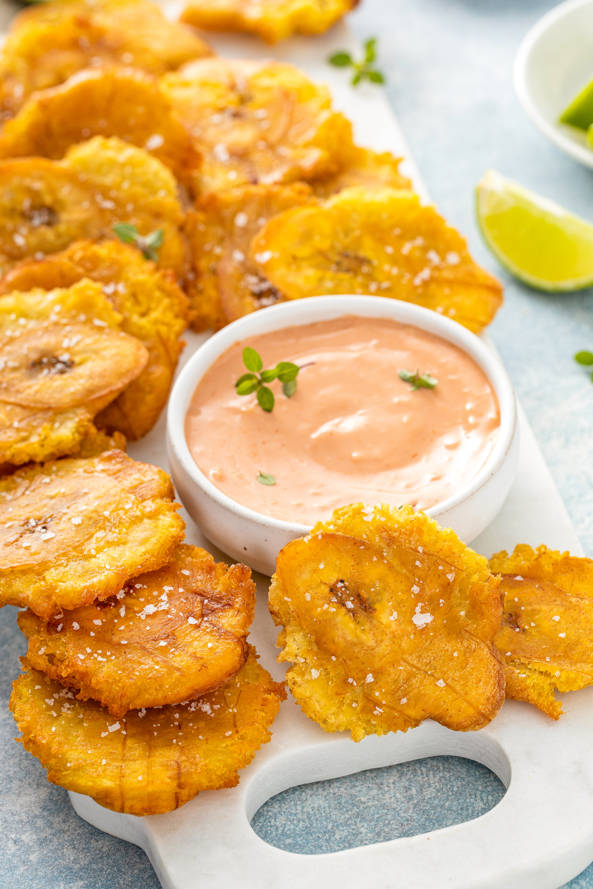 Puerto Rican Spicy Sauce Tostones