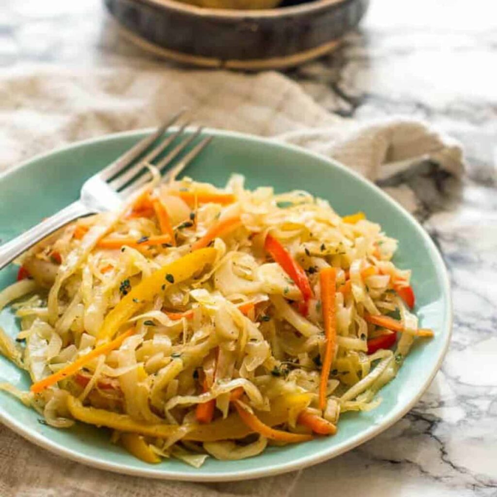 Jamaican Steamed Cabbage