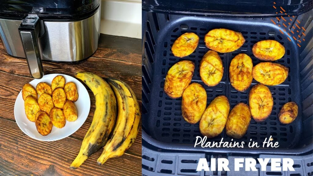 Air Frying Green Plantains