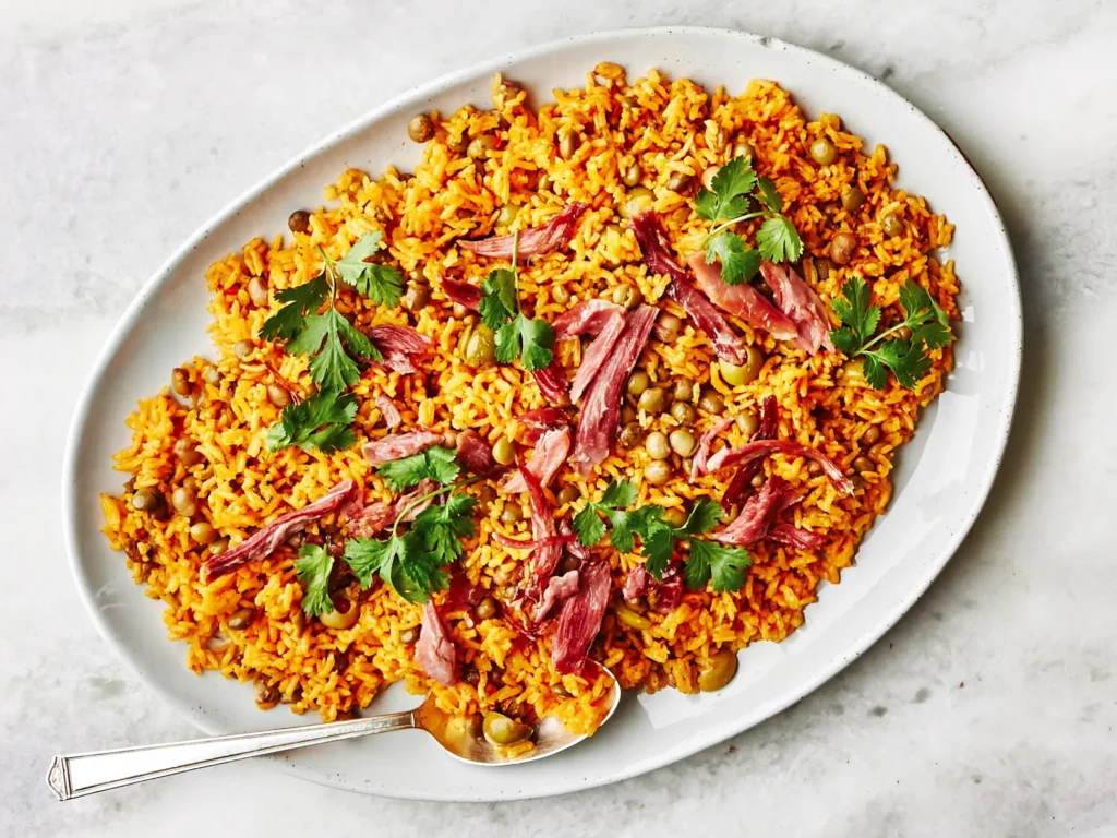 Arroz con gandules a plate of tradition