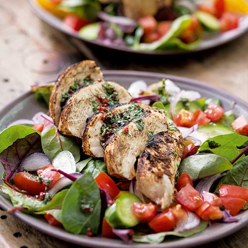 Pairing: Serve your jerk chicken alongside a generous portion of Greek salad. The contrast of warm and spicy chicken with cool, crisp veggies is delightful.