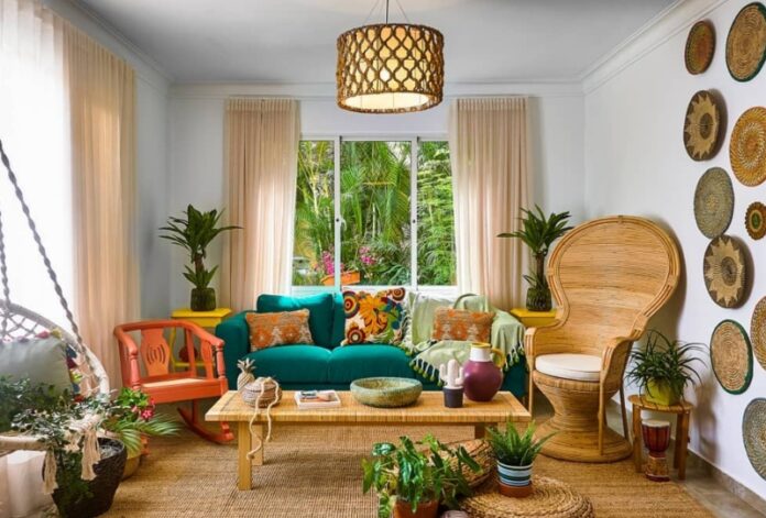 Sitting area for a Caribbean Theme