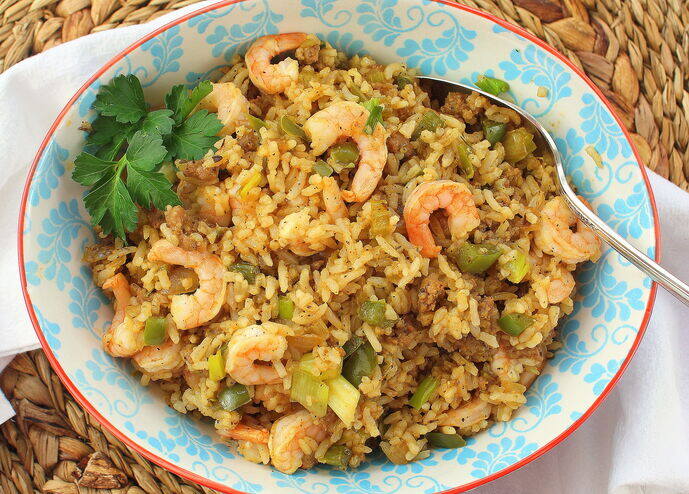 Jamaican seafood rice recipe