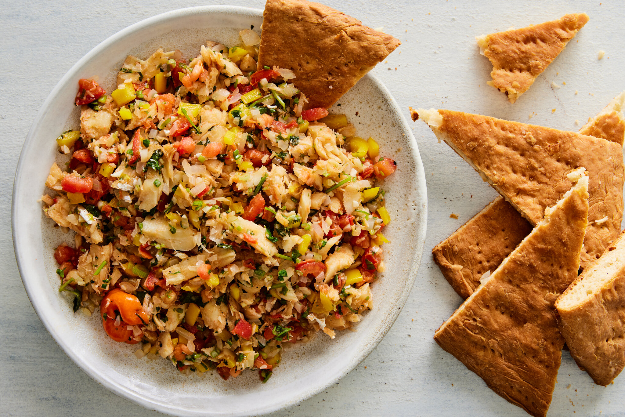 Serving Suggestions of Trini saltfish