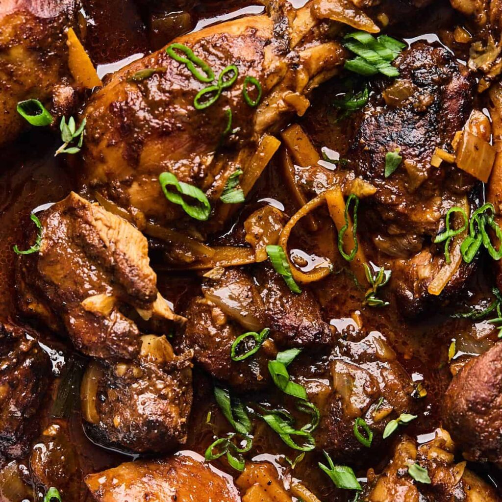 BROWN STEW CHICKEN